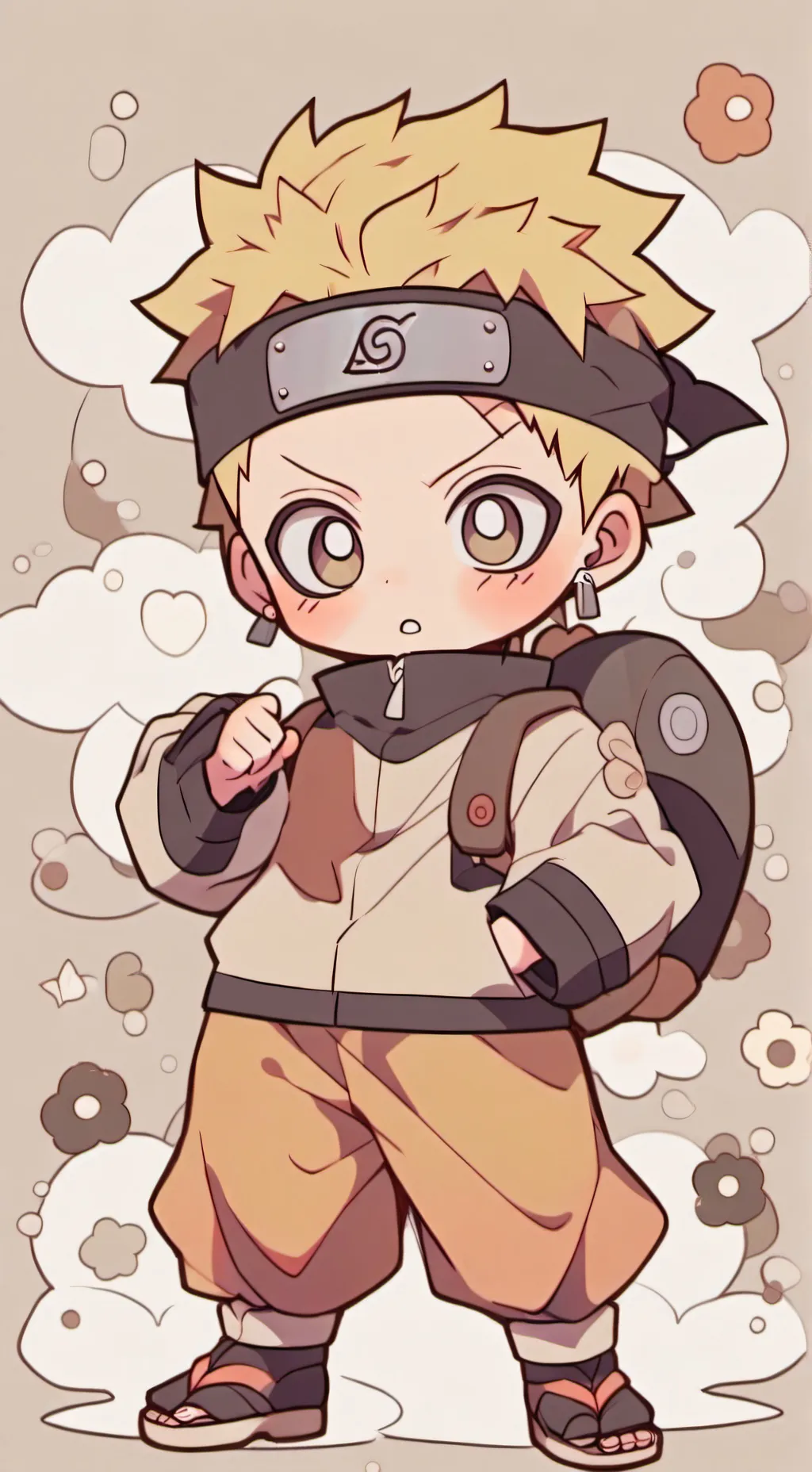 ai character: Naruto Uzumaki background