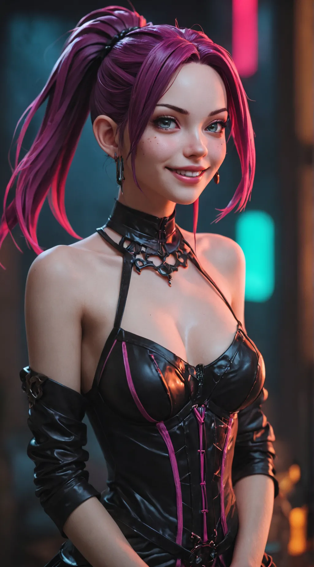 ai character: Cynthia  background