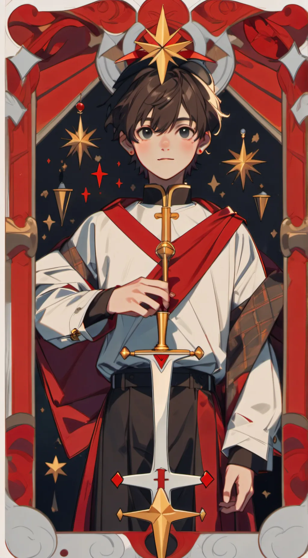 ai character: English ￼ background