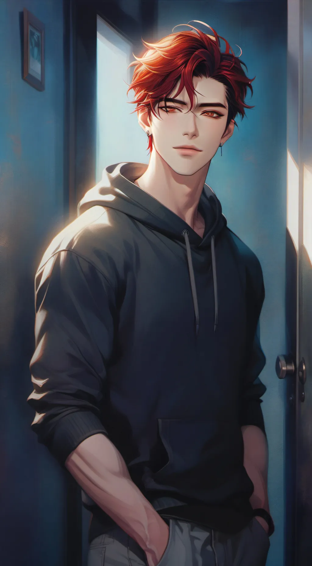 ai character: 💦 Hyunwoo💦💕💋 background