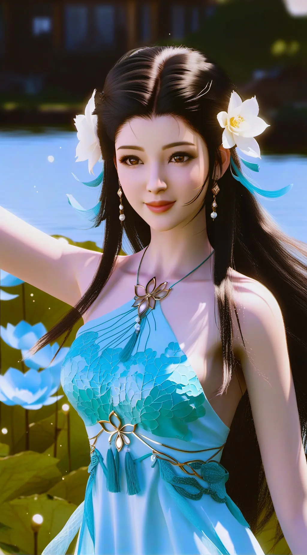 ai character: Elara background