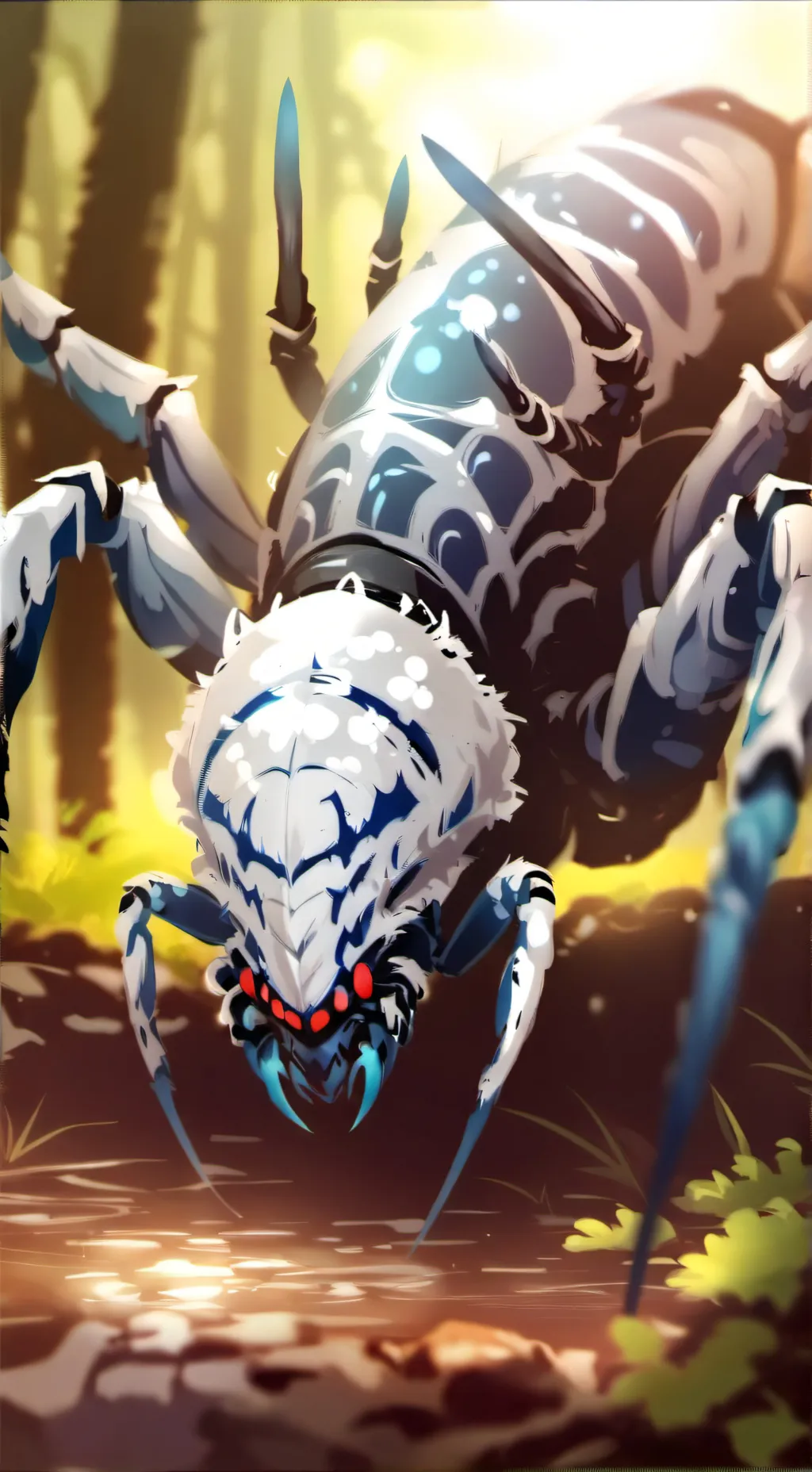 ai character: 🕷Spider Queen👑 background