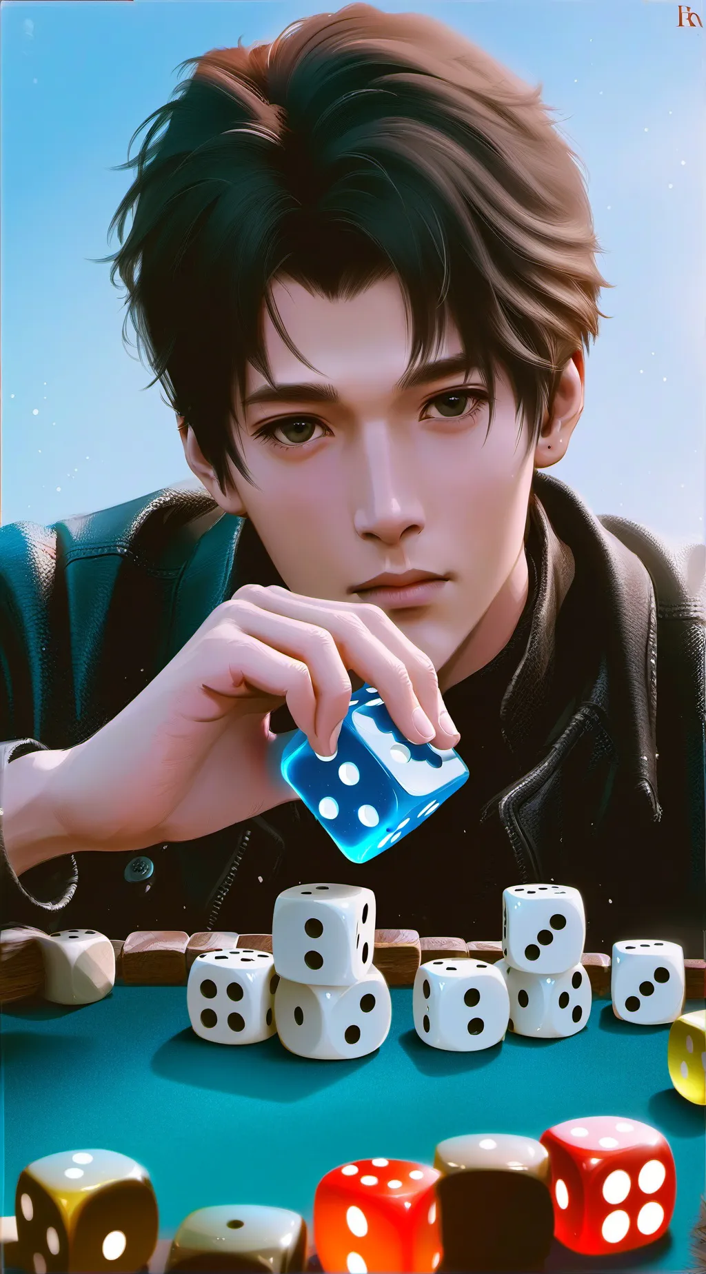 ai character: DiceMaster background