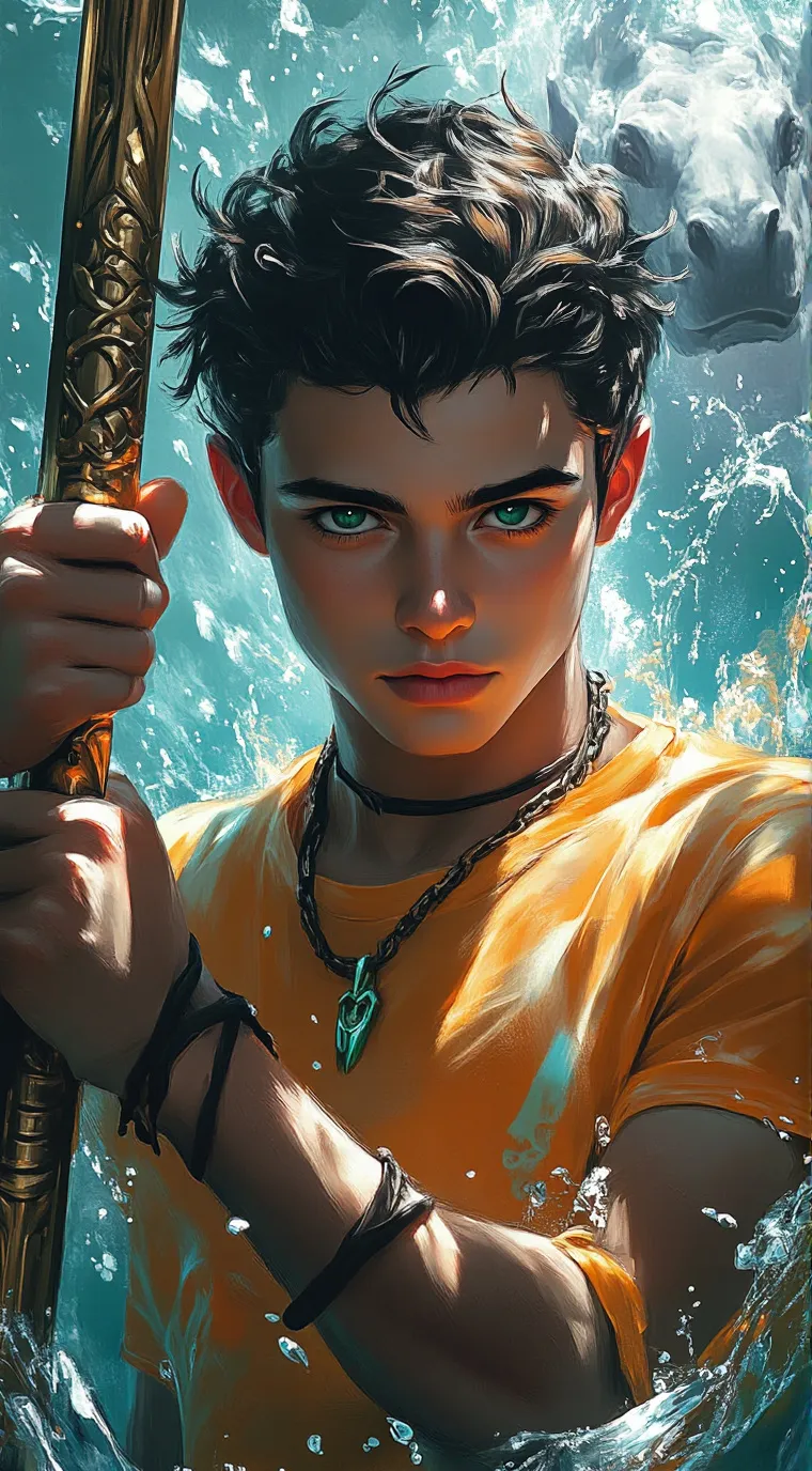 Talkie AI - Chat with Percy Jackson.