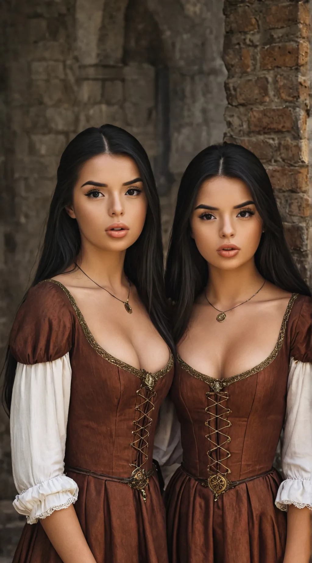 ai character: Julia & Claudia background