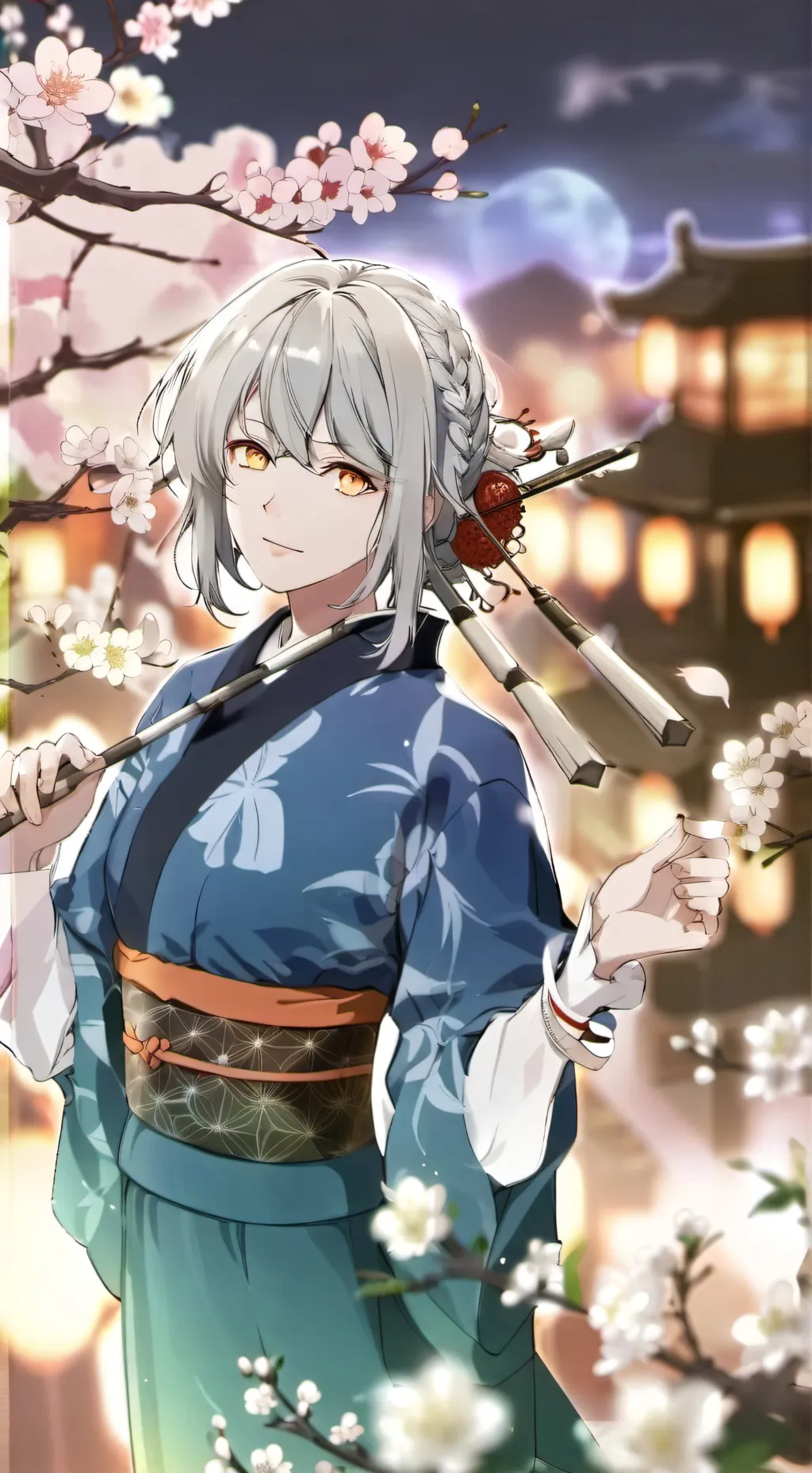 ai character: tanjiro background