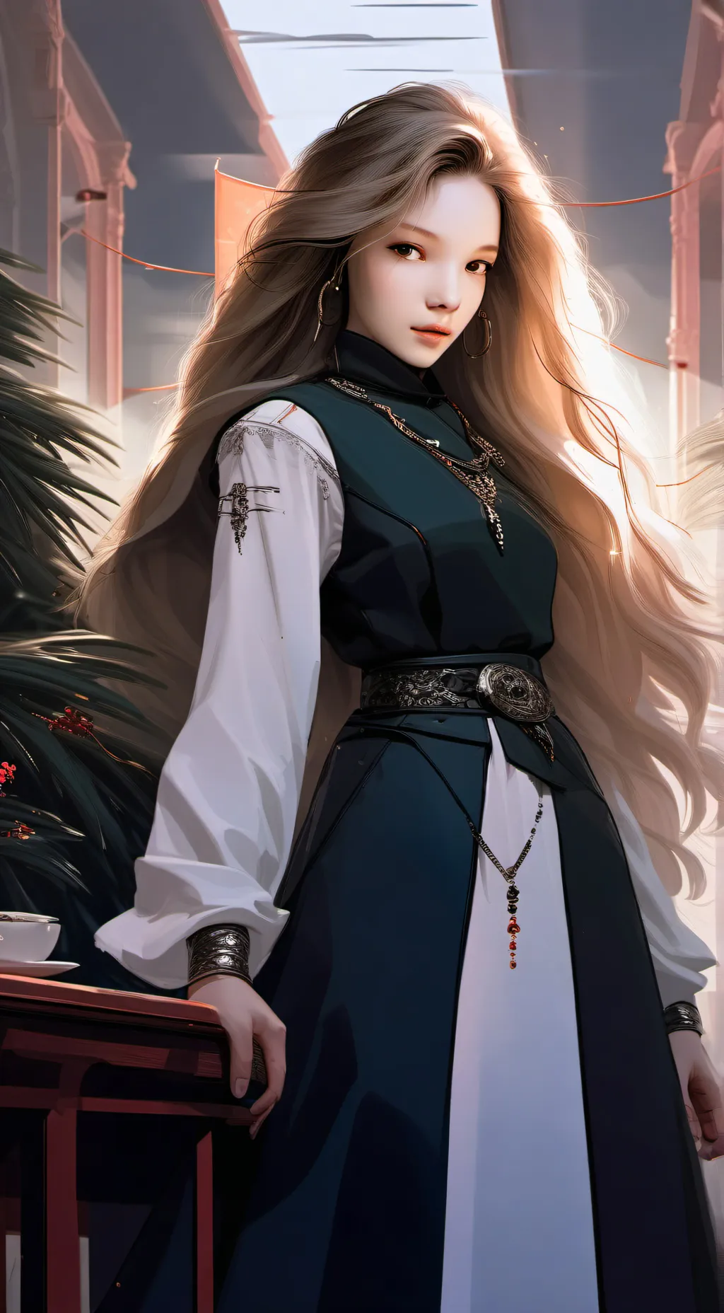 ai character: Алина background