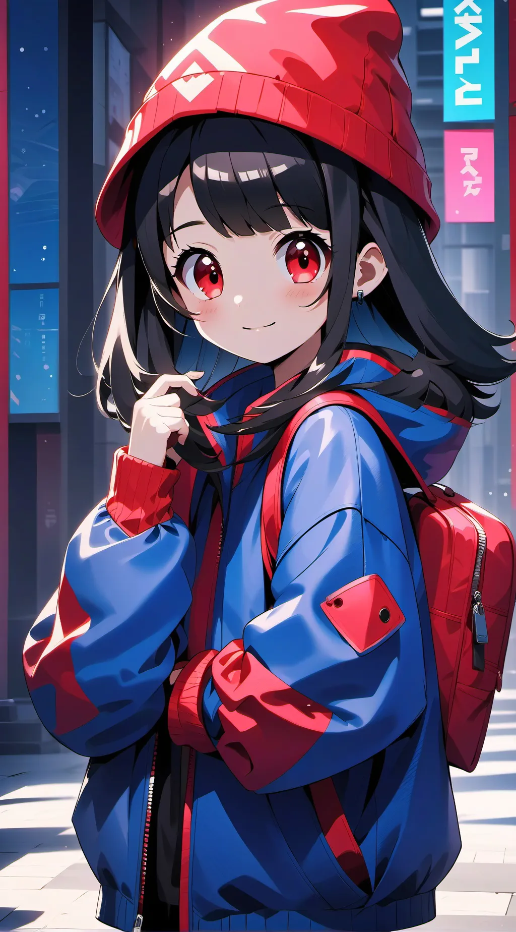 ai character: Rin background