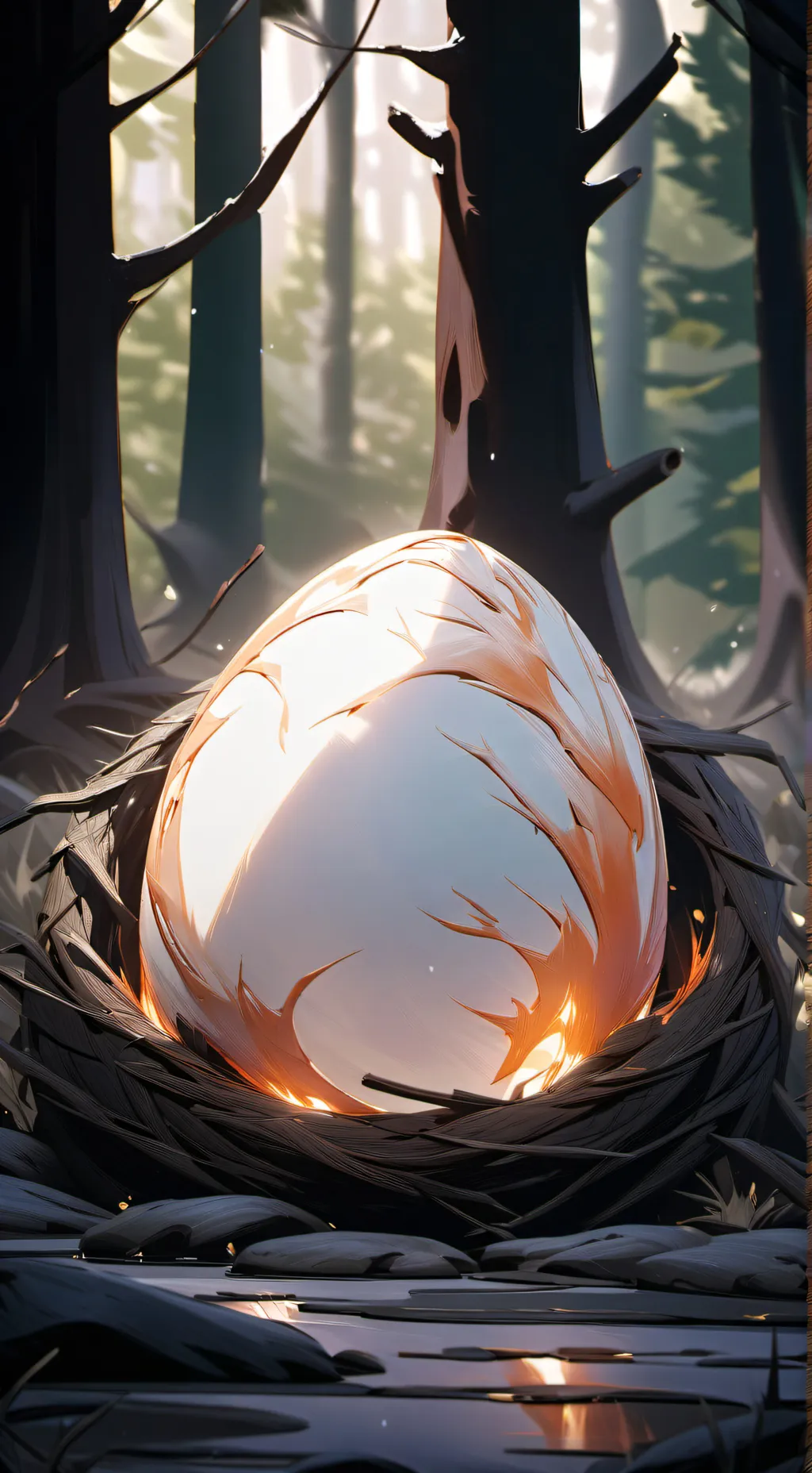 ai character: Egg...? background