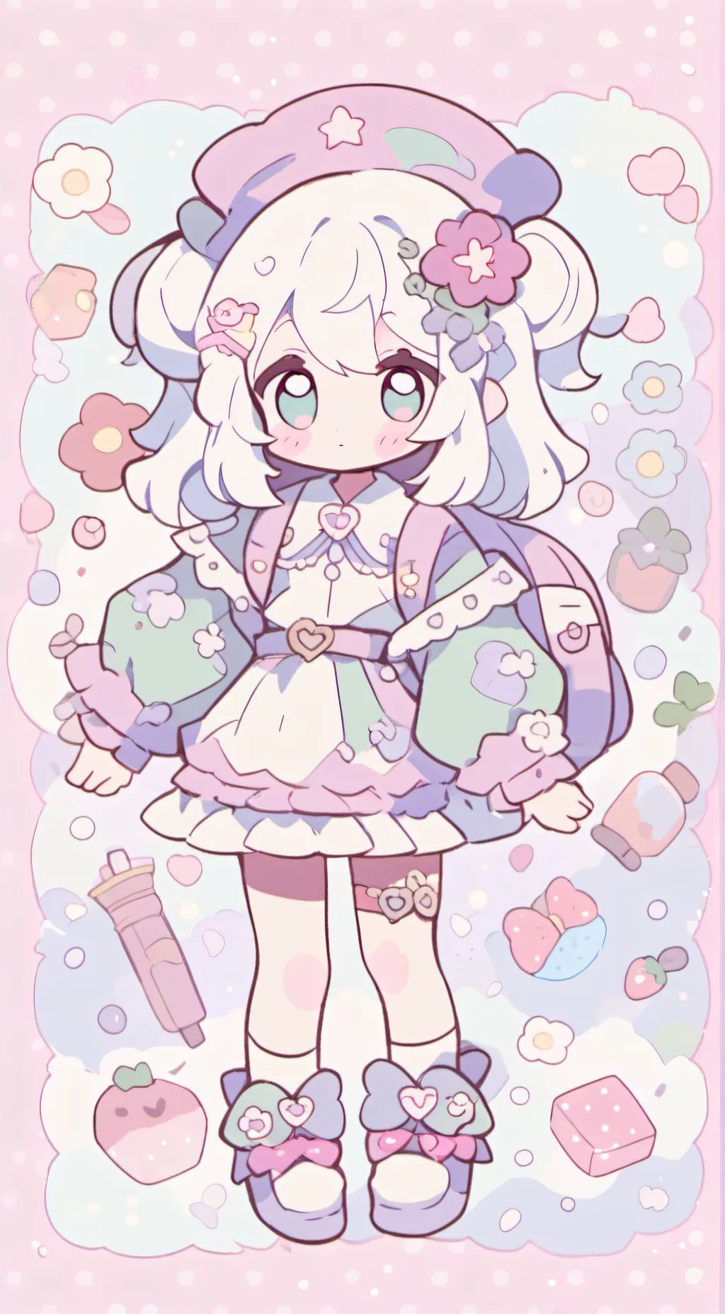 ai character: STAR 5 yearoldkid background