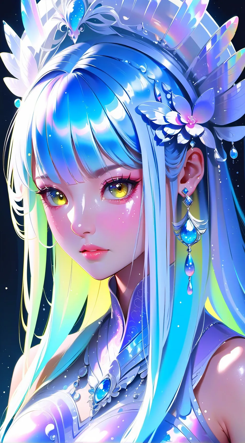 ai character: the flower girls background