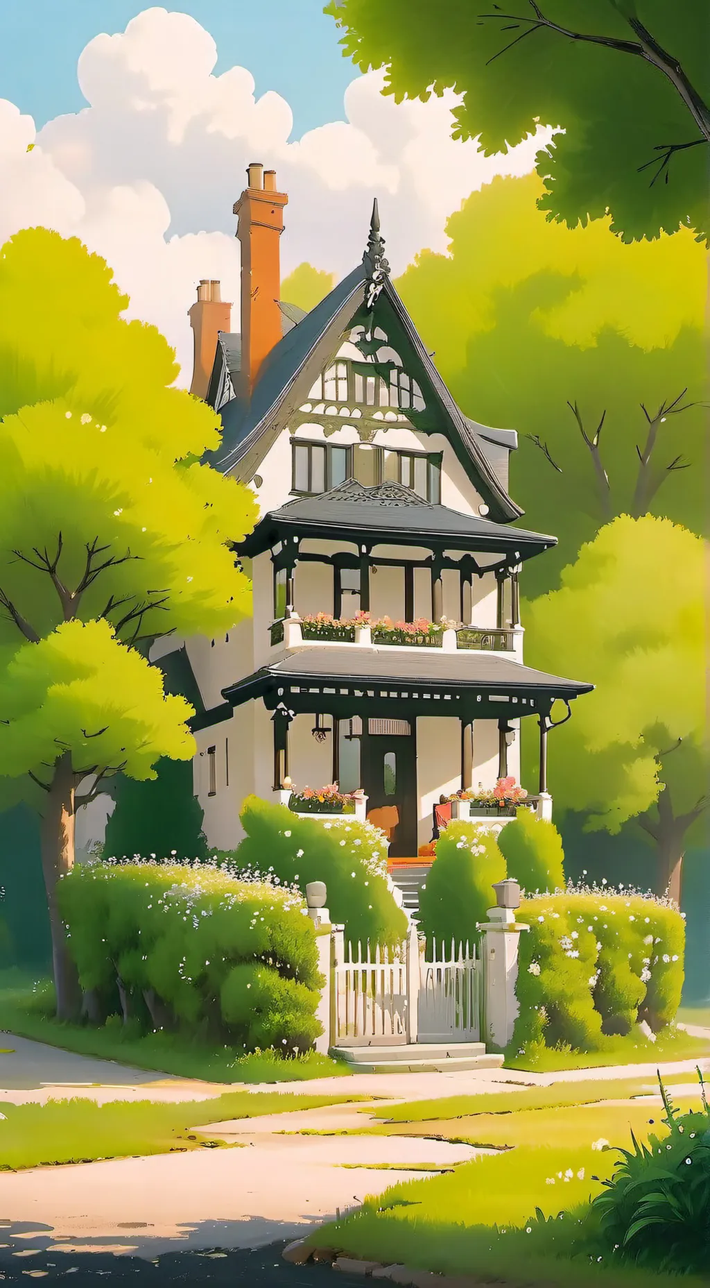 ai character: Family gathering background