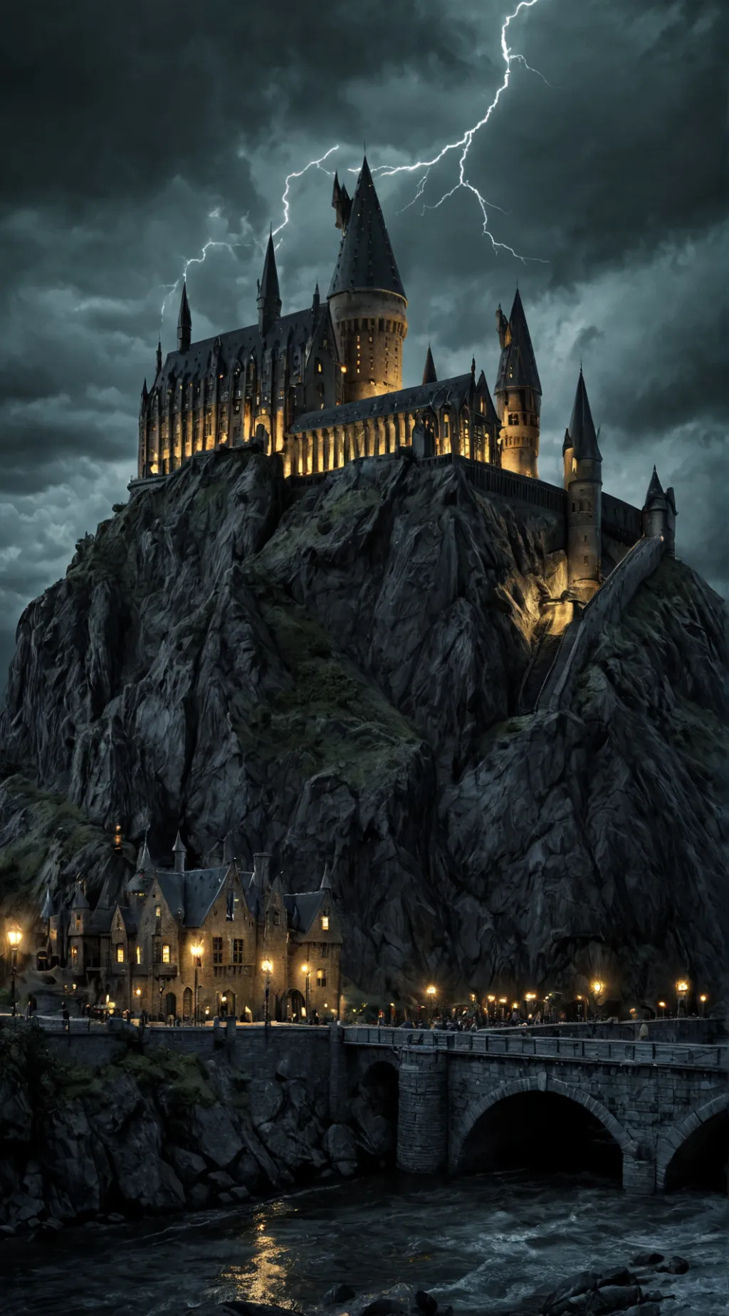 ai character: Hogwarts background