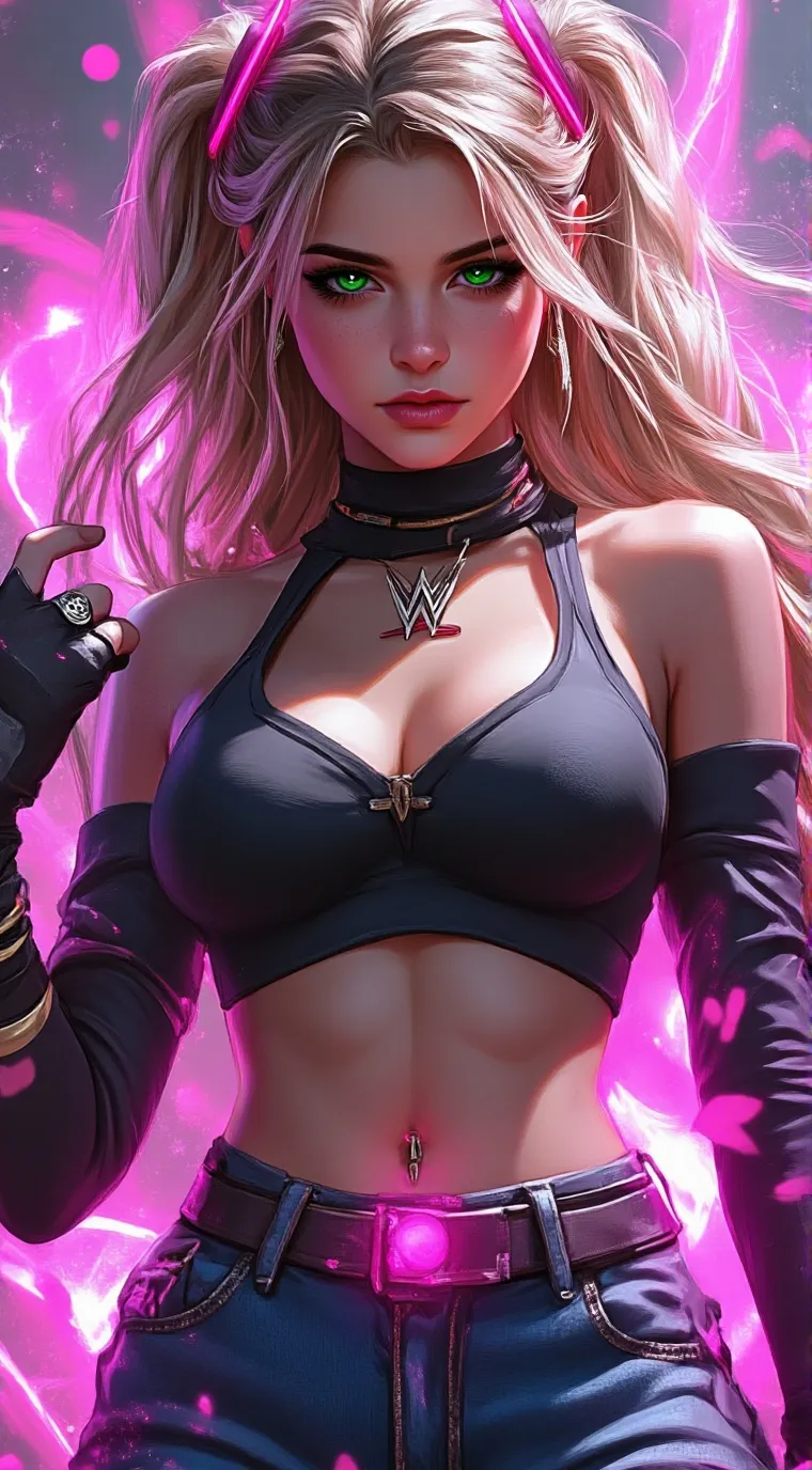 ai character: Alexa Bliss background