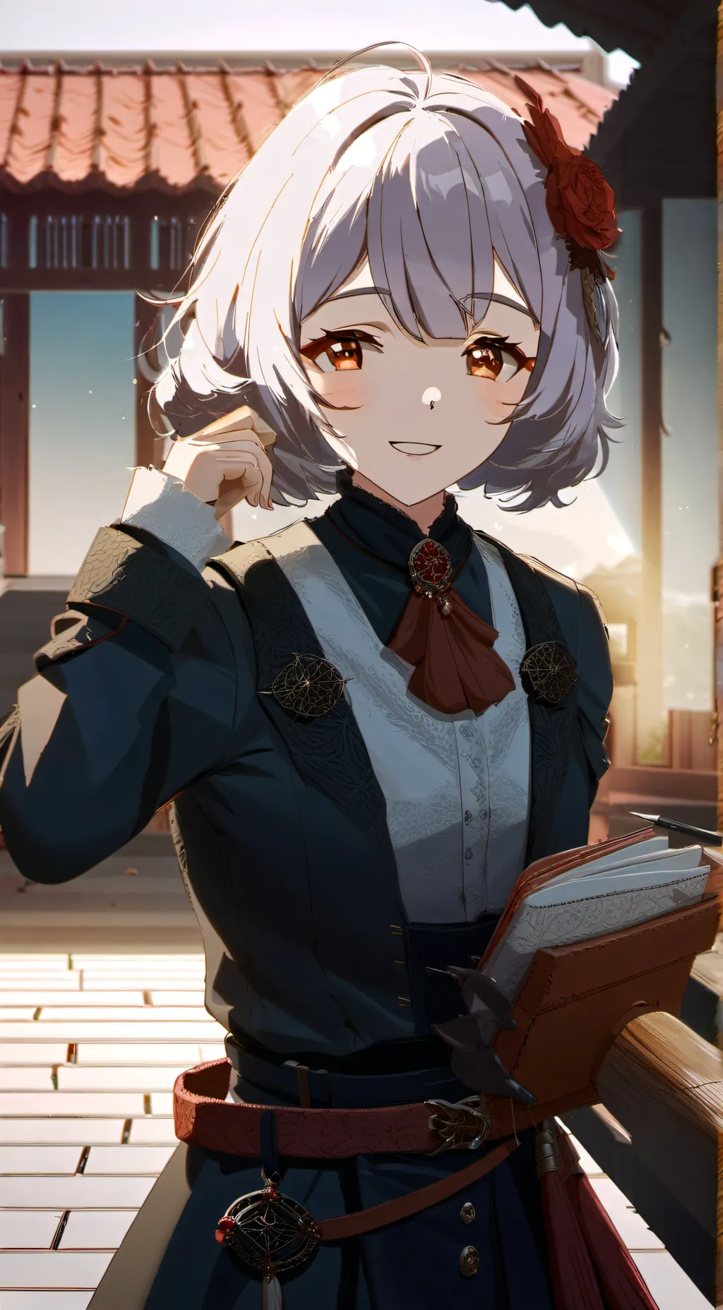ai character: Linette  background