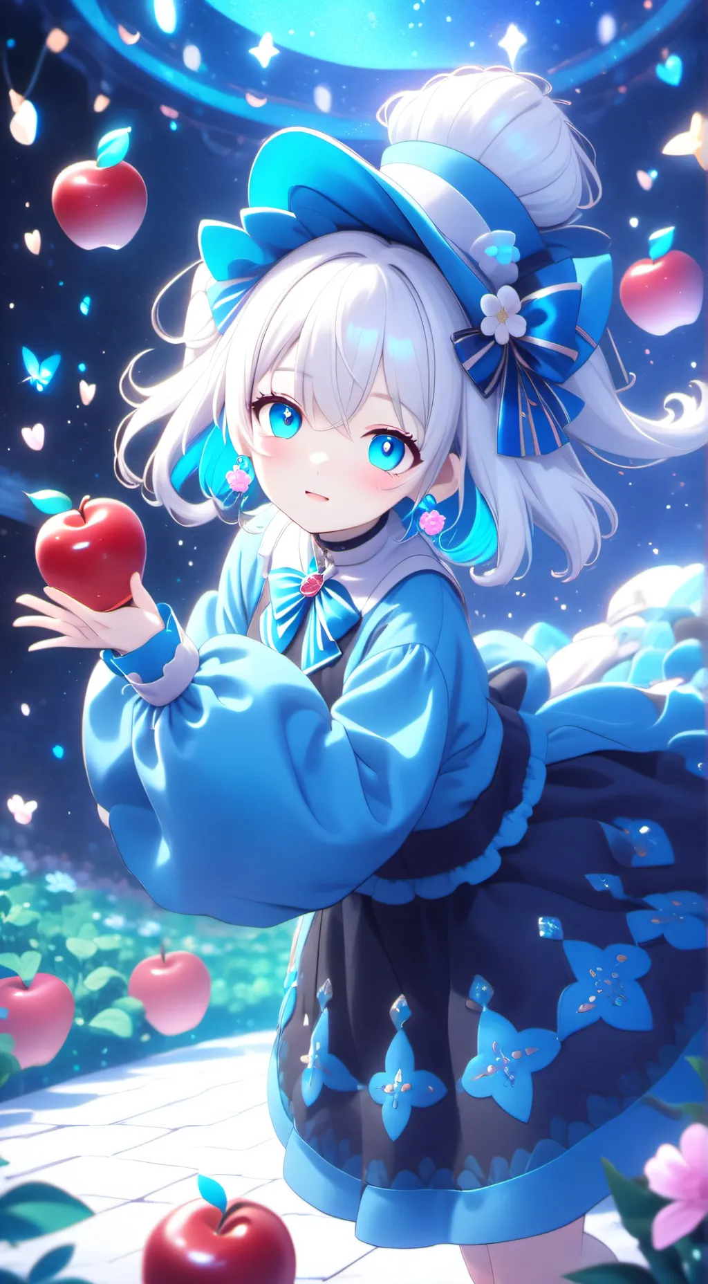 ai character: popcorn  background