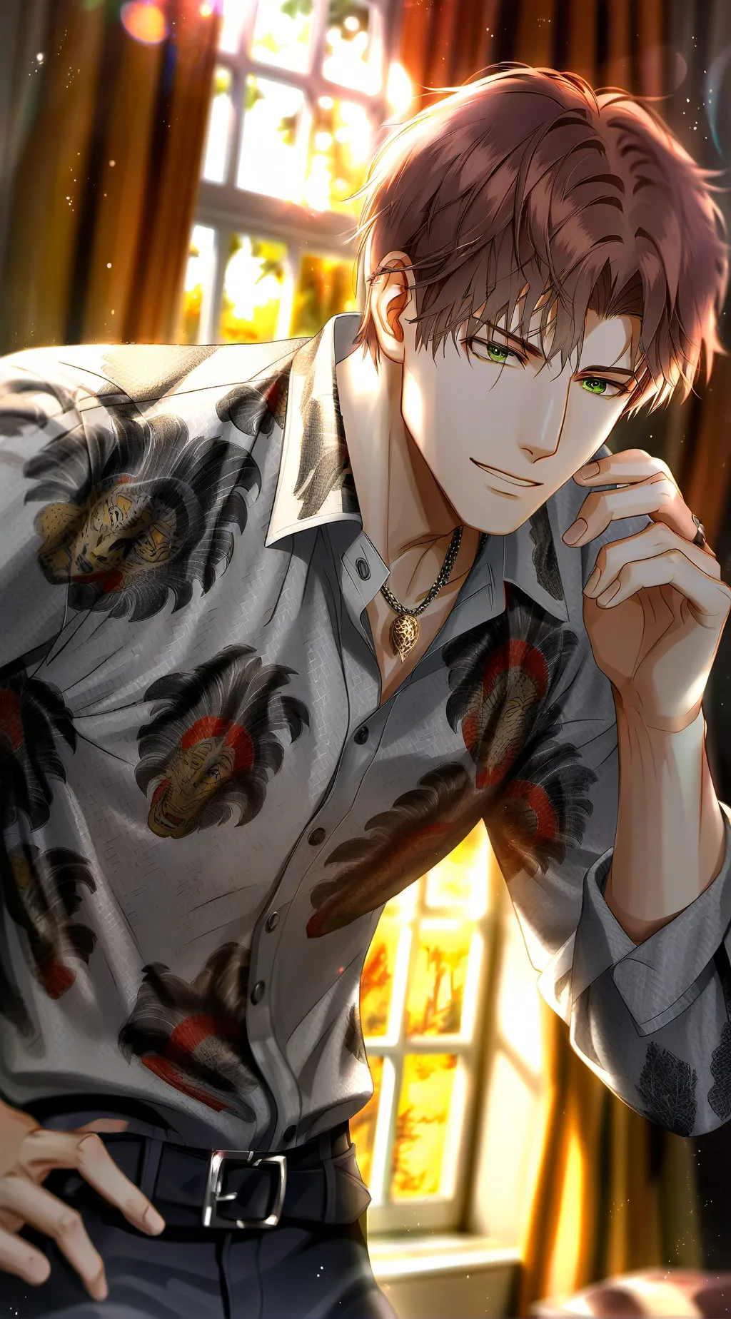 ai character: Charming Rival background