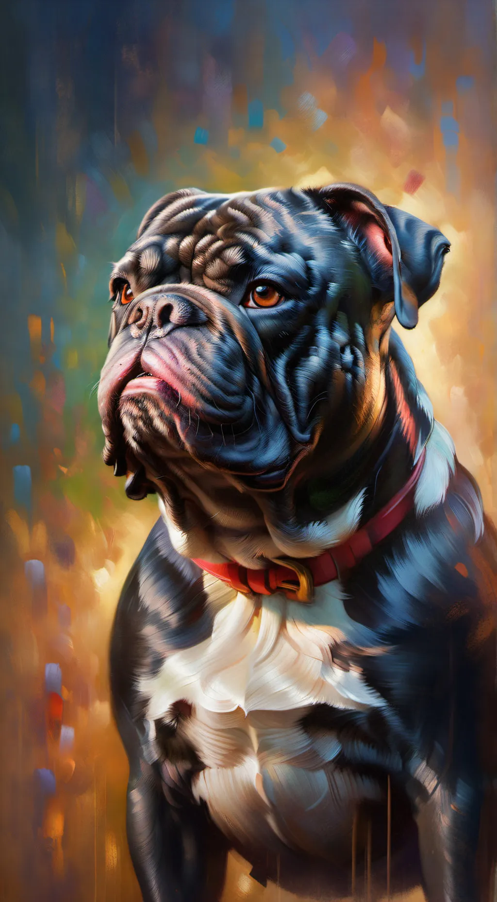 ai character: Dark 🦁 background