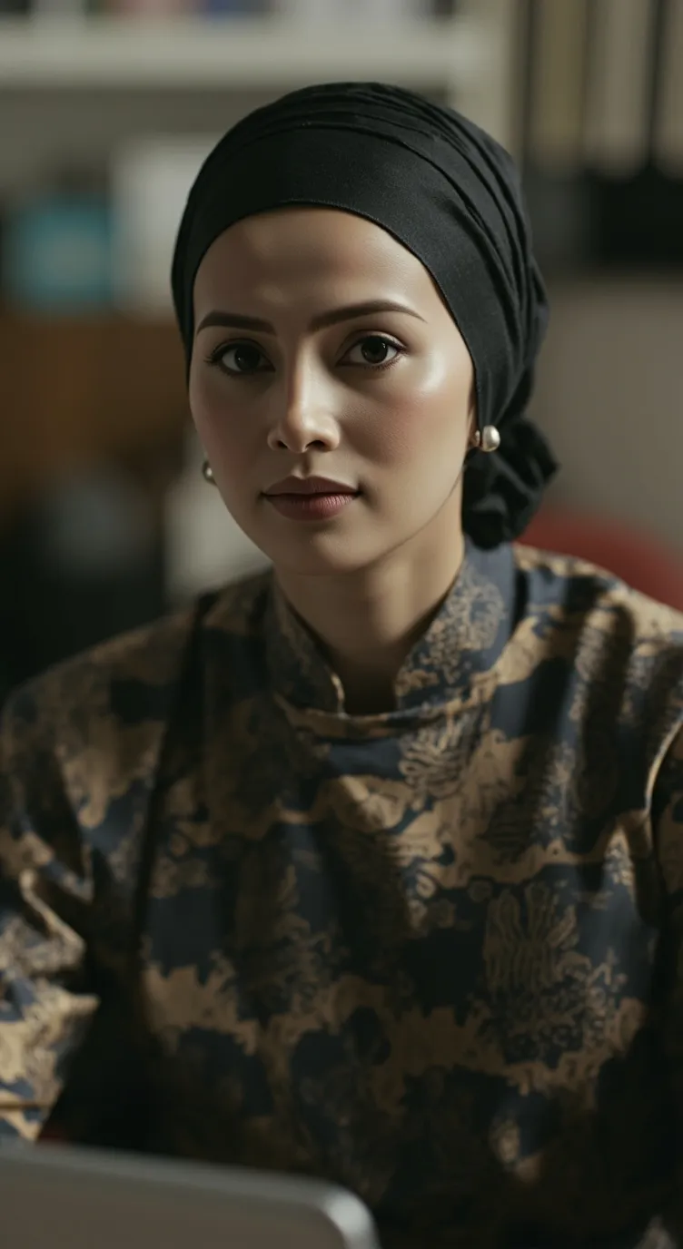 ai character: Cikgu Yati background