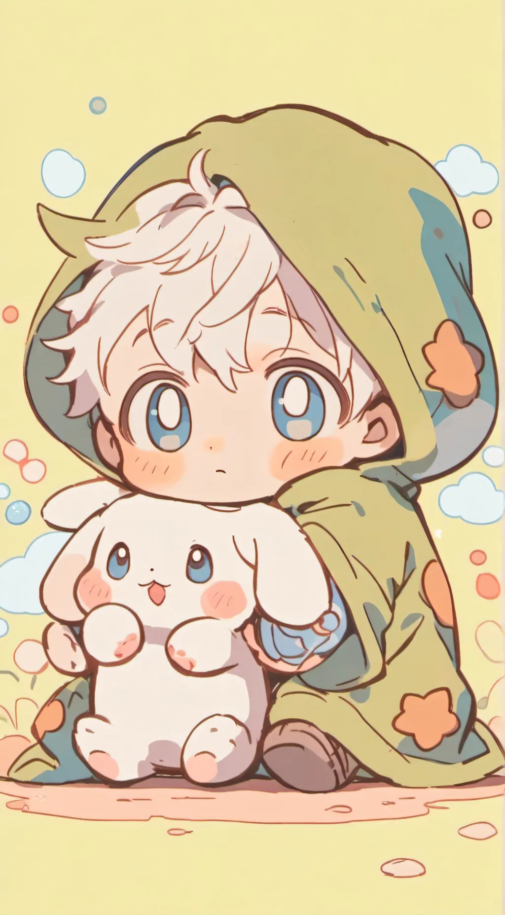 ai character: Timid baby background