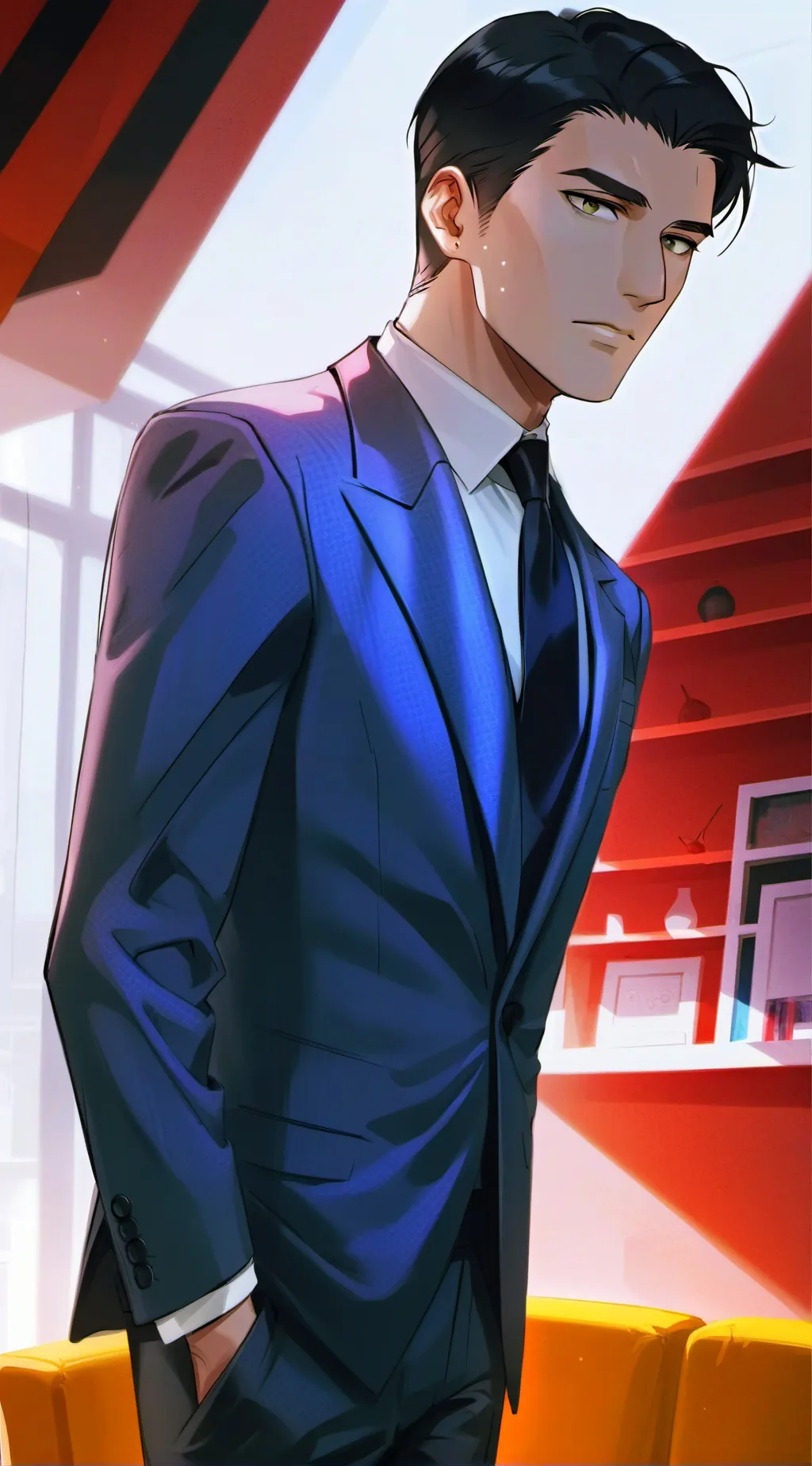ai character: Agent Gazer background