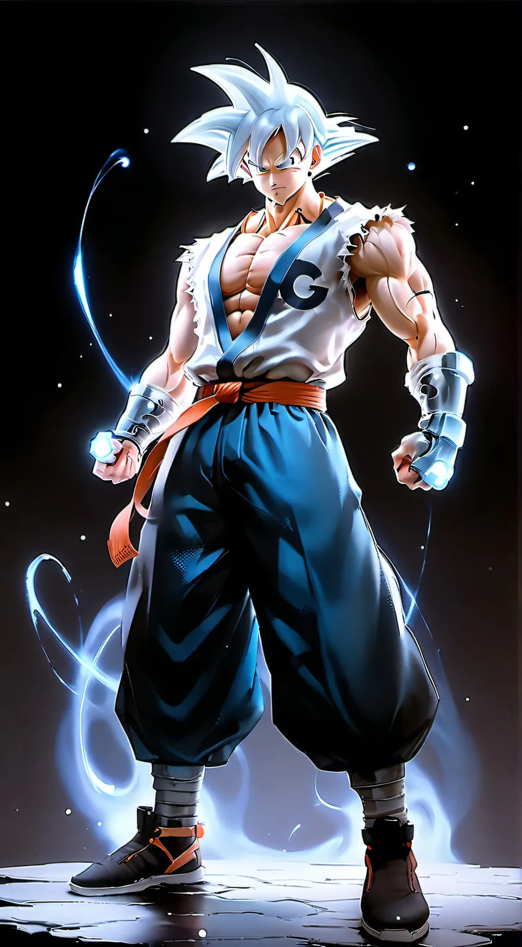 ai character: Goku Fighter background