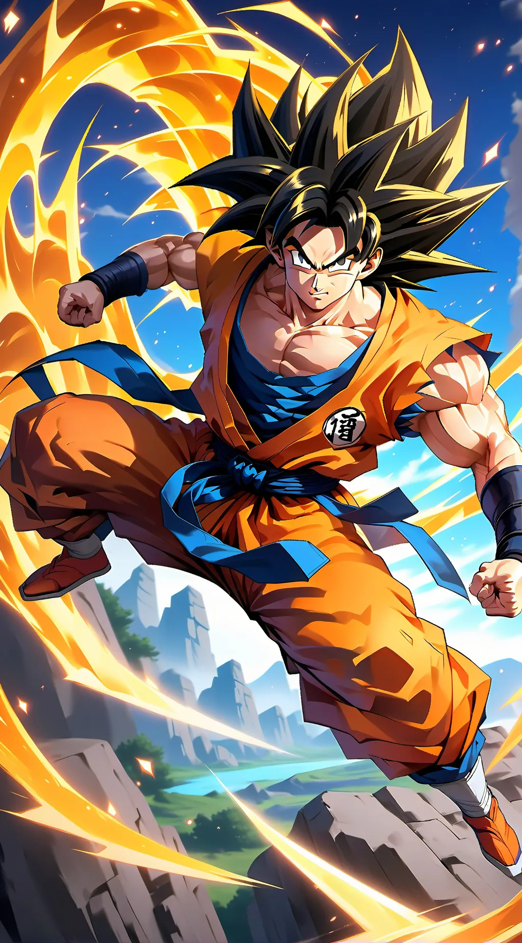 ai character: Goku background