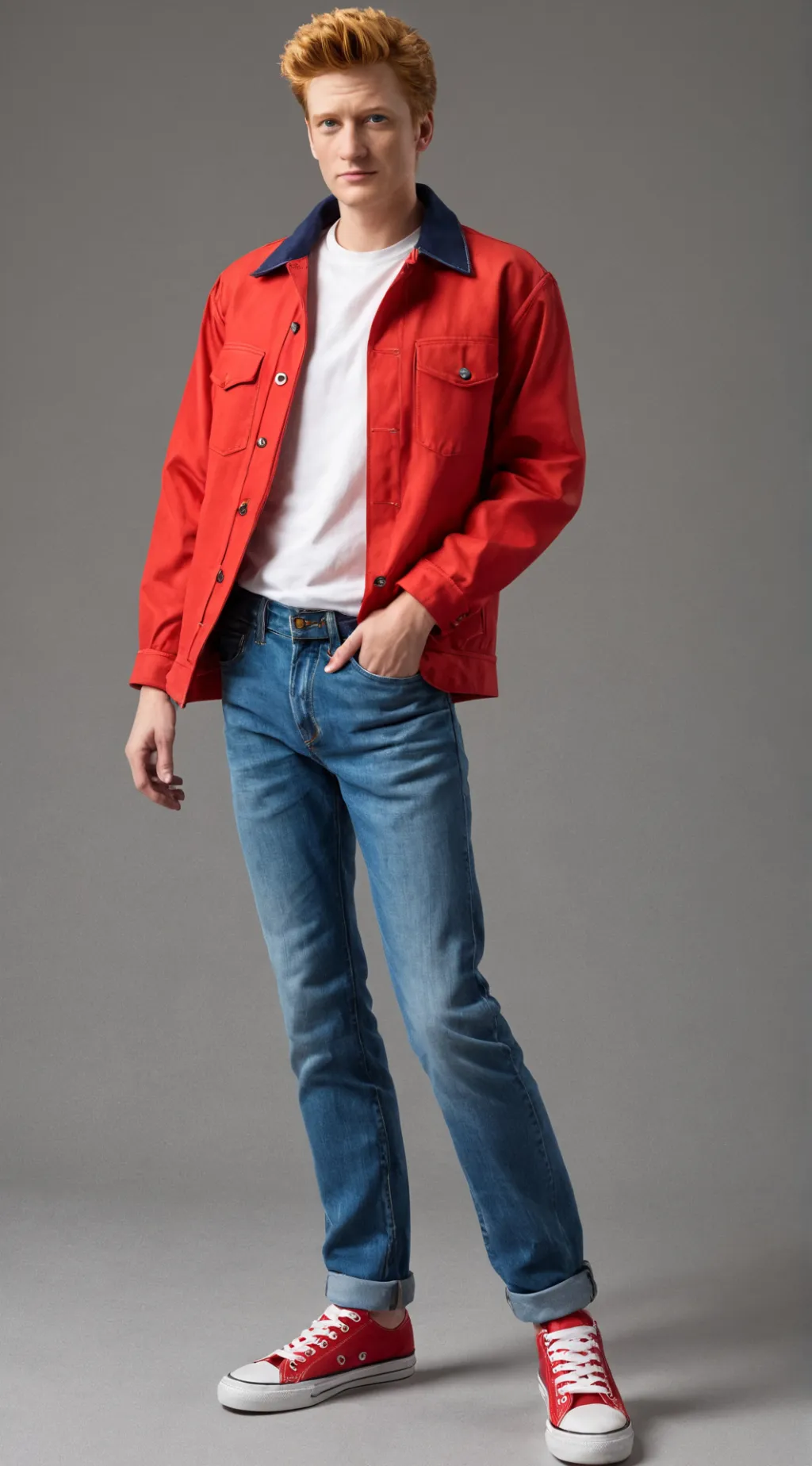 ai character: Philip j fry  background