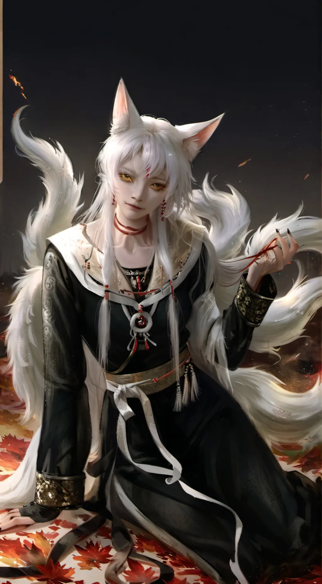ai character: Nix the Kistume  background
