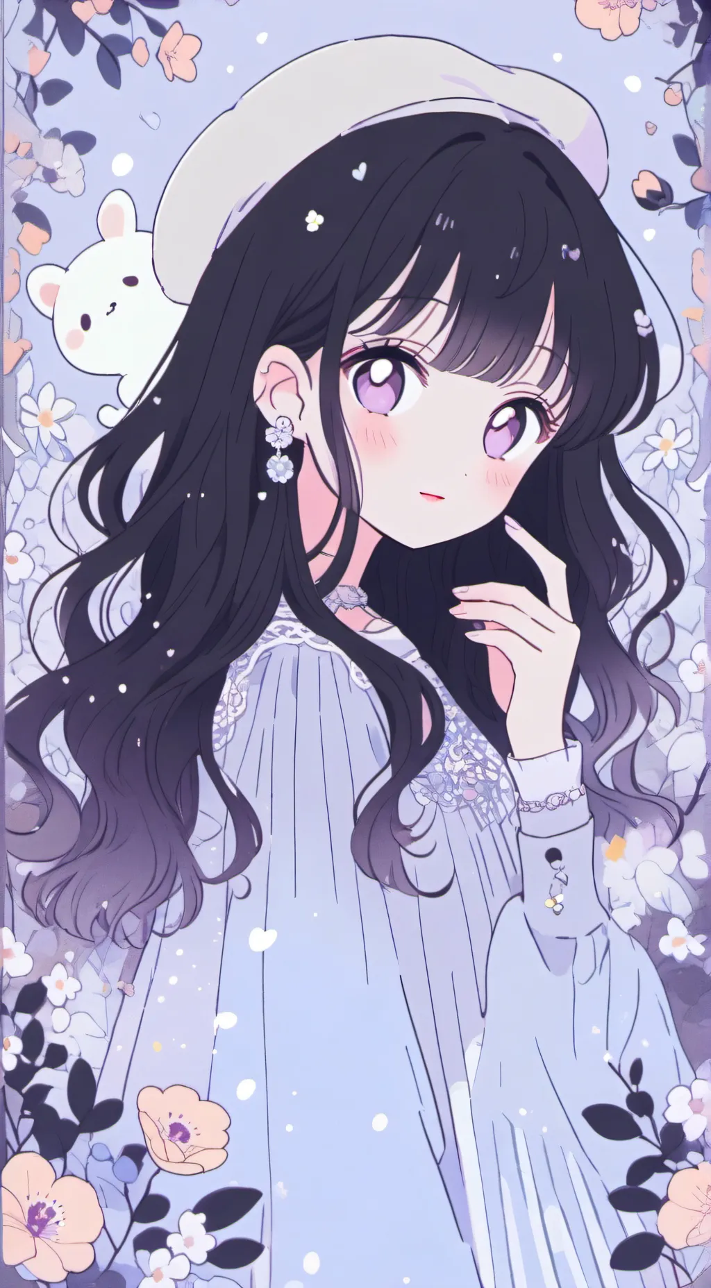 ai character: натурал background