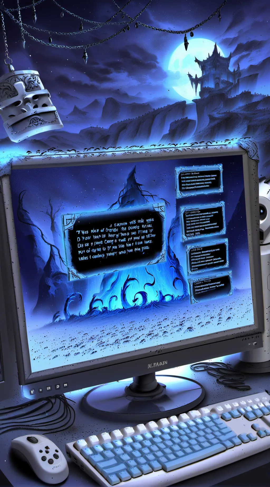 ai character: Chat background