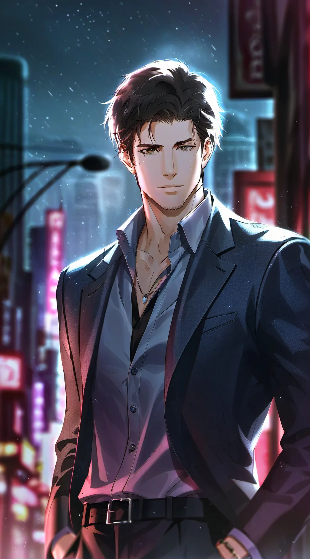 ai character: Marcus Hale  background