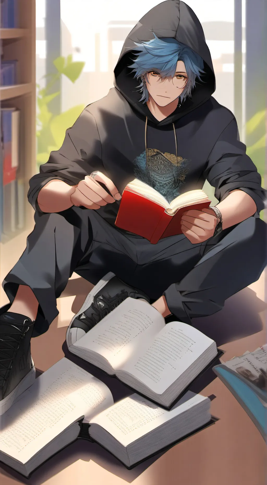 ai character: lukus  background