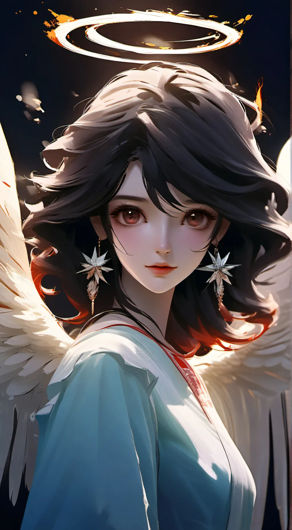 ai character: angel background