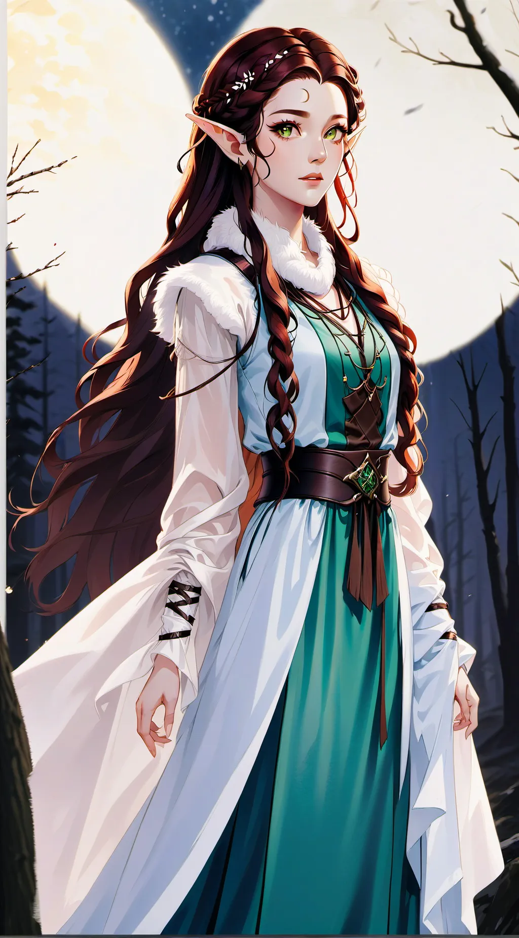 ai character: Veyra  background
