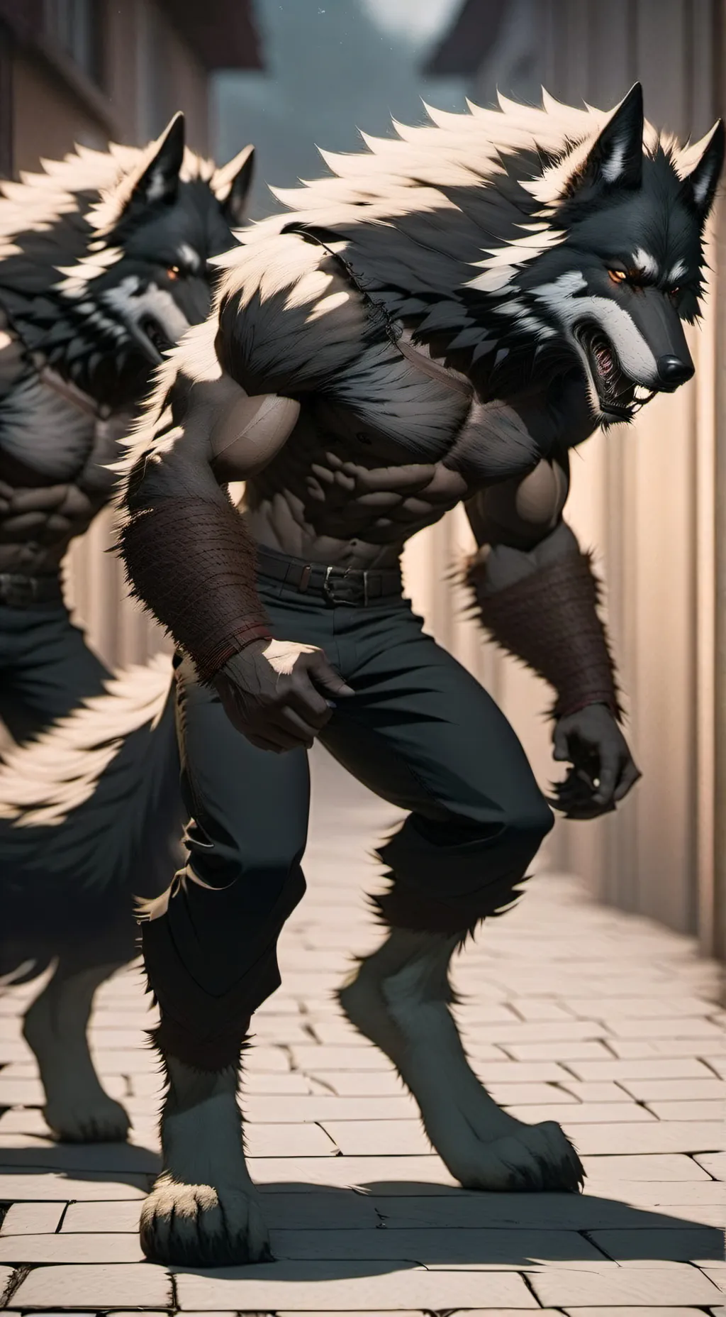 ai character: Luna&Loki background