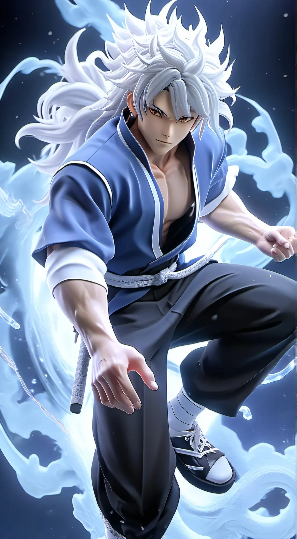 ai character: gojo background