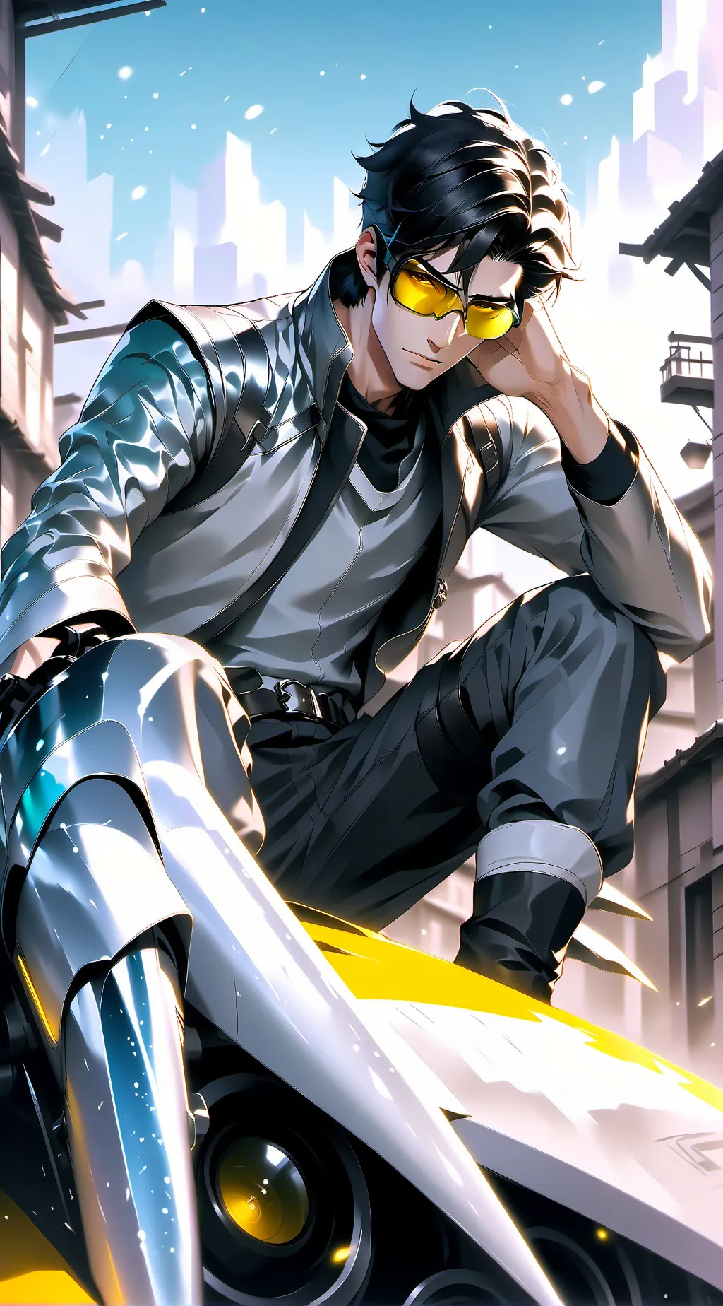 ai character: mha final test background