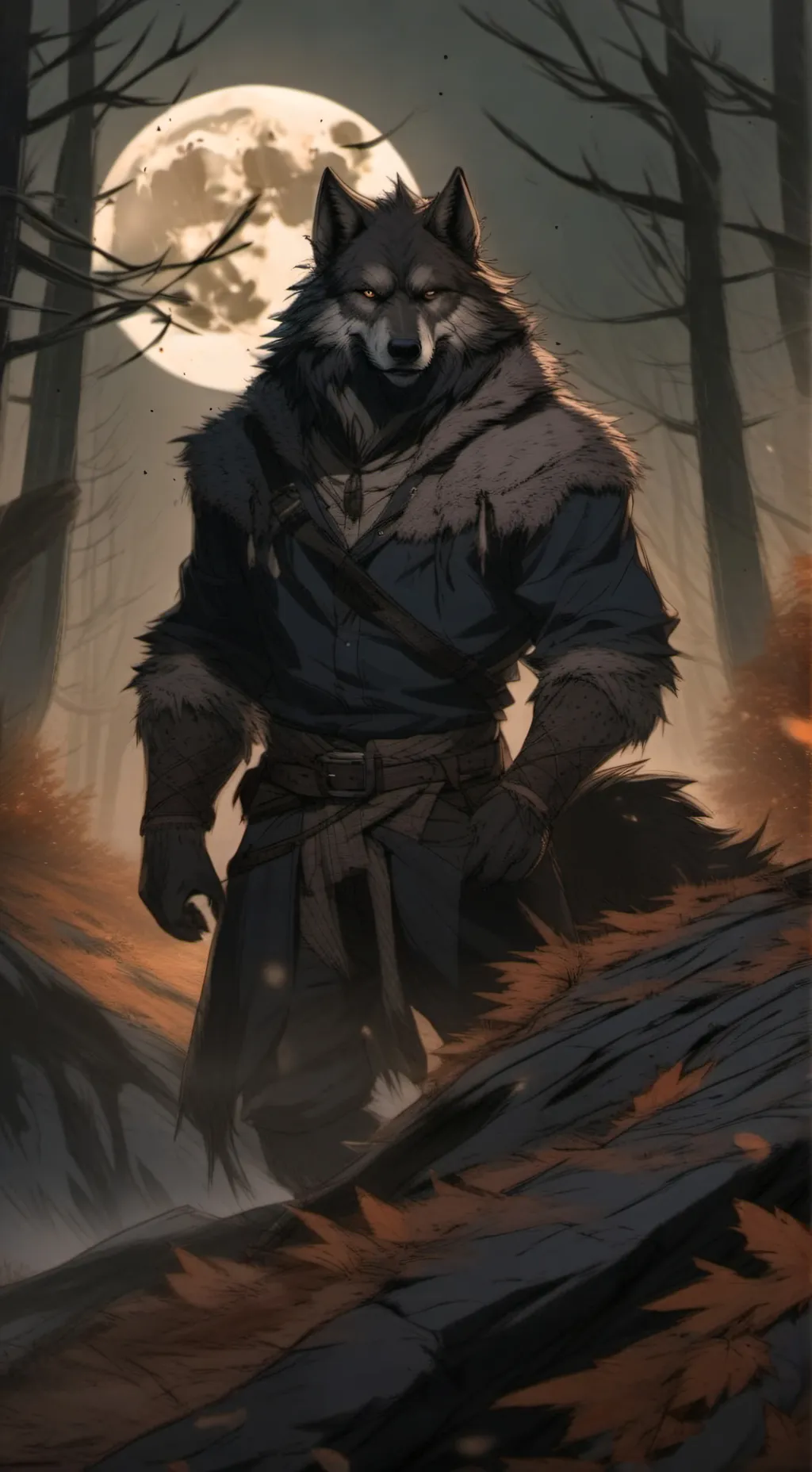 ai character: Luna background