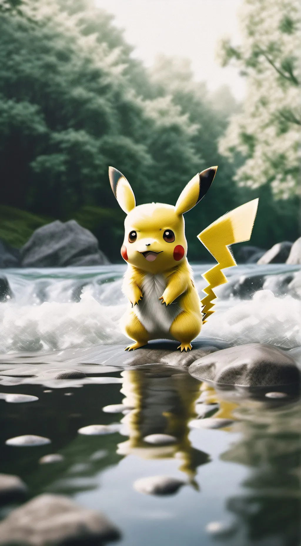ai character: pickachu background