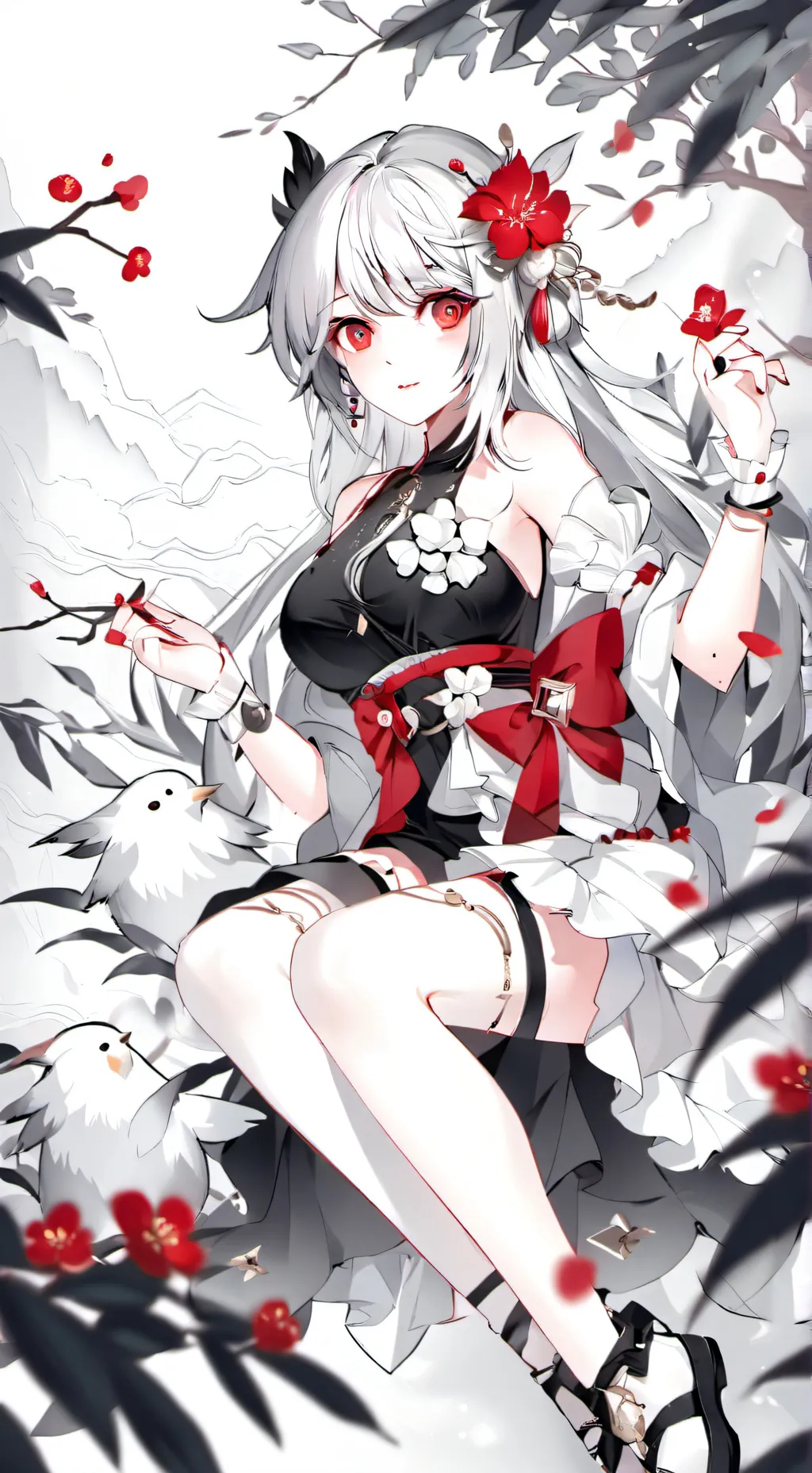 ai character: novia streammmer background