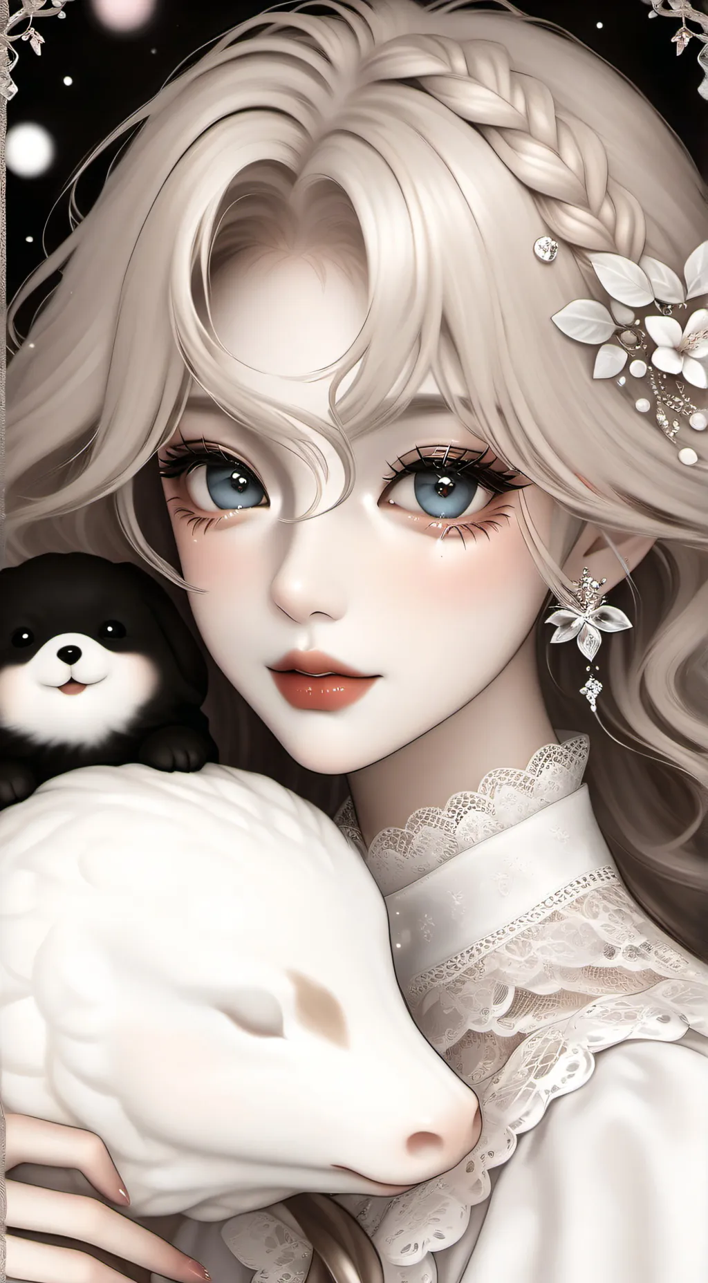 ai character: 几ㄖ ㄖ几乇 background