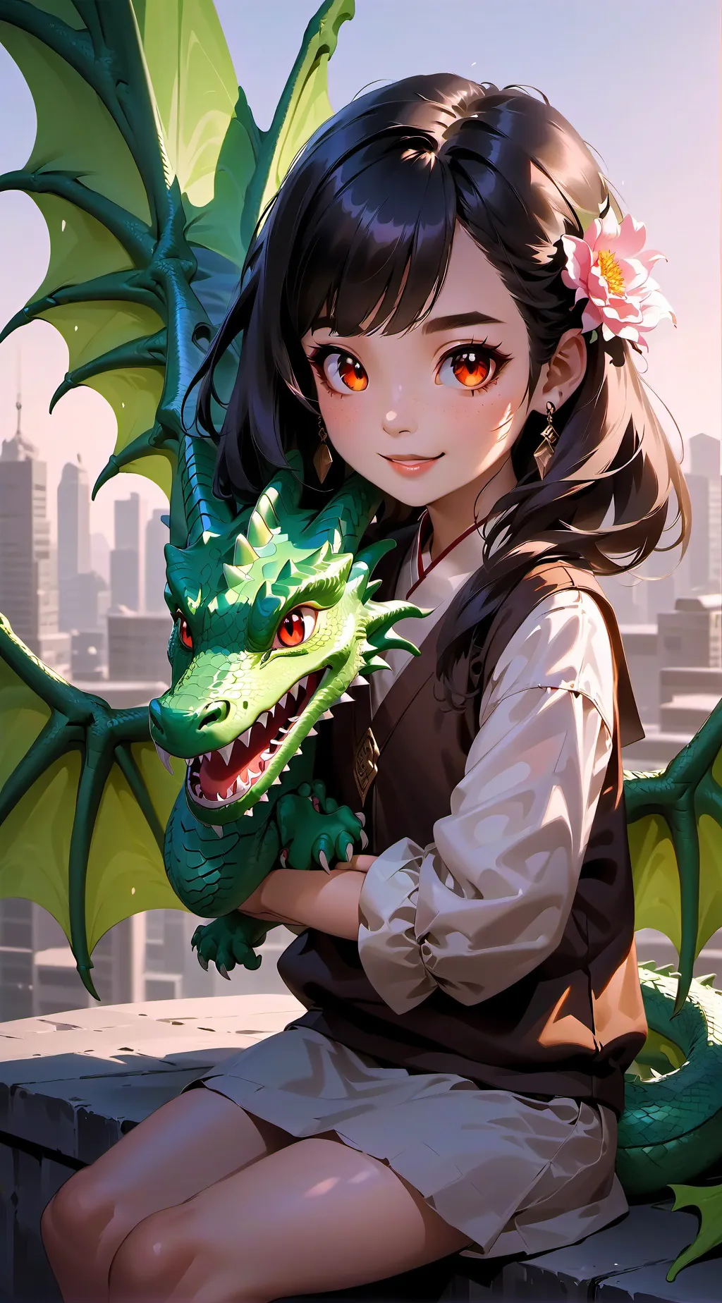 ai character: Mha pets🐰 background