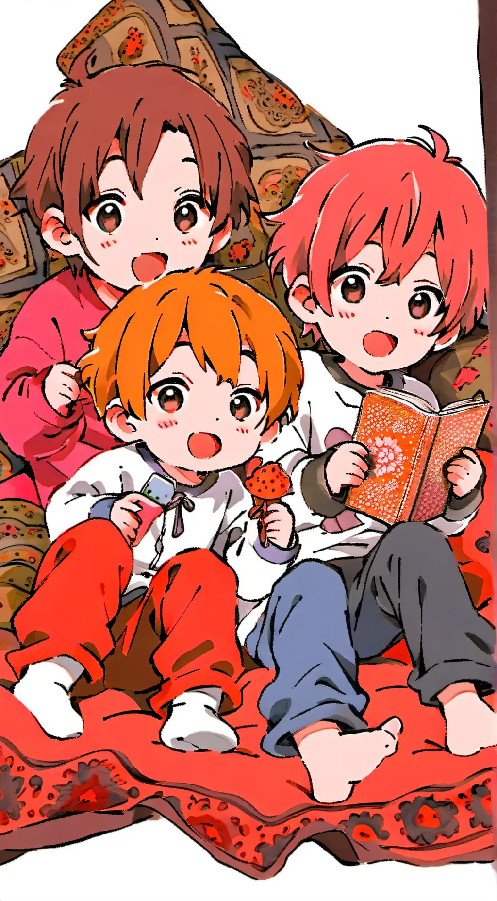 ai character: kids now a days background