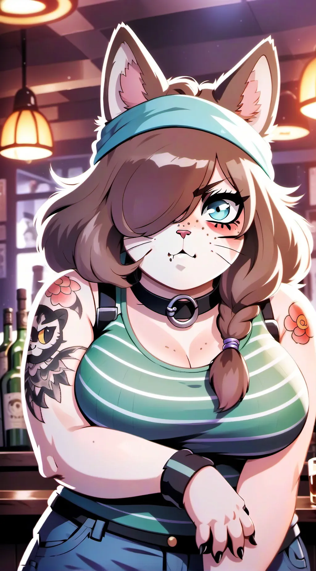 ai character: 𝕶𝖎𝖙 𝕻𝖆𝖙𝖈𝖍𝖊𝖘✌️🐱 background