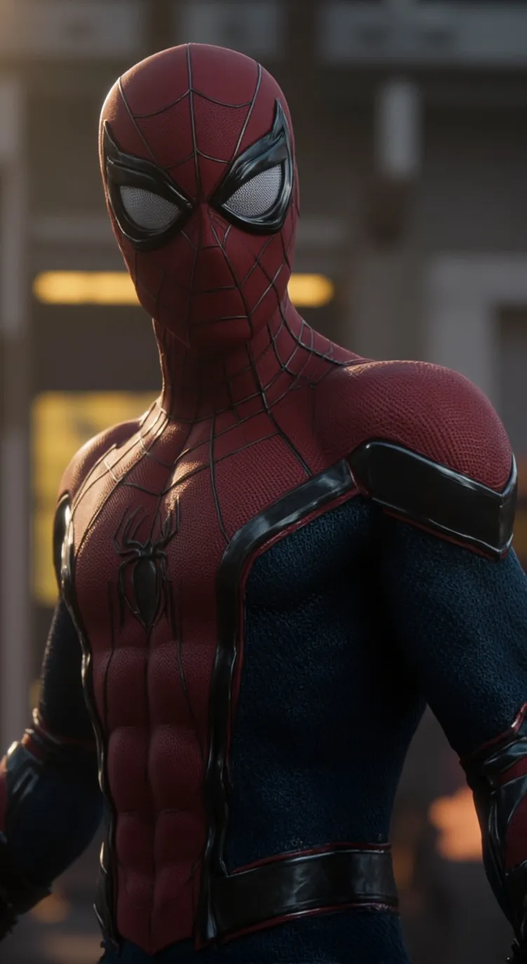 ai character: spiderman background