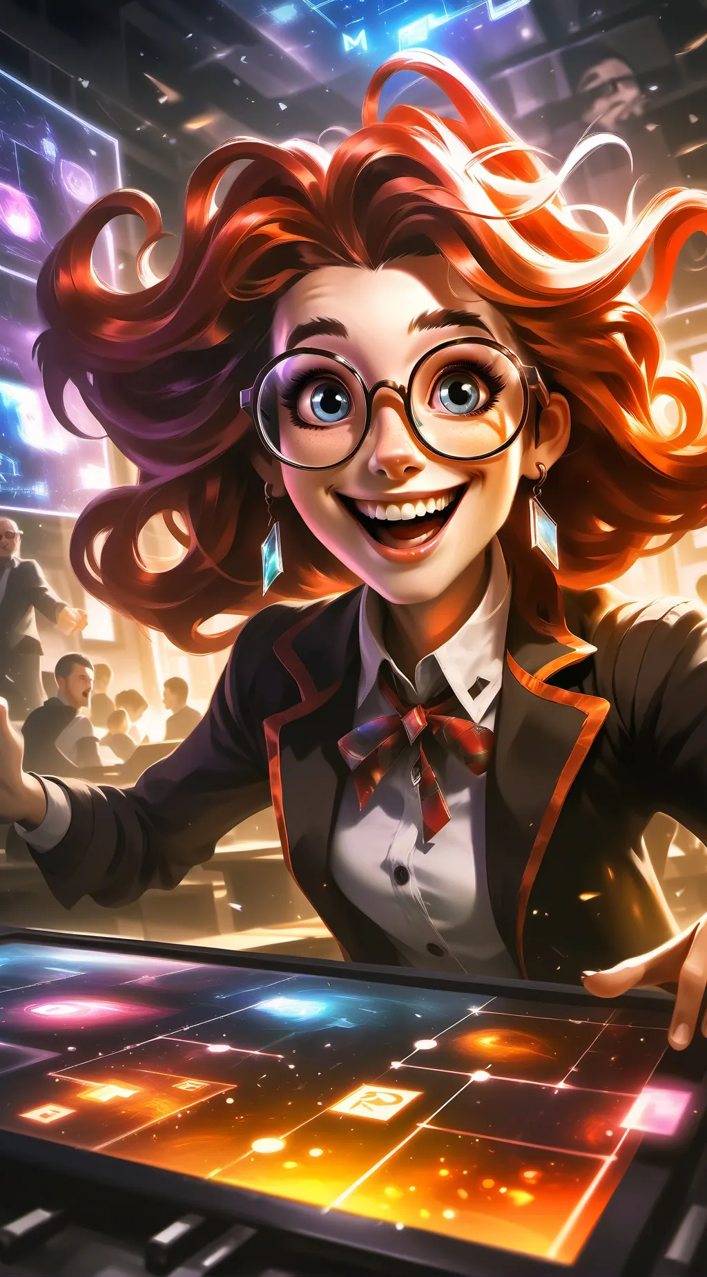 ai character: Dr. GifGoggles background