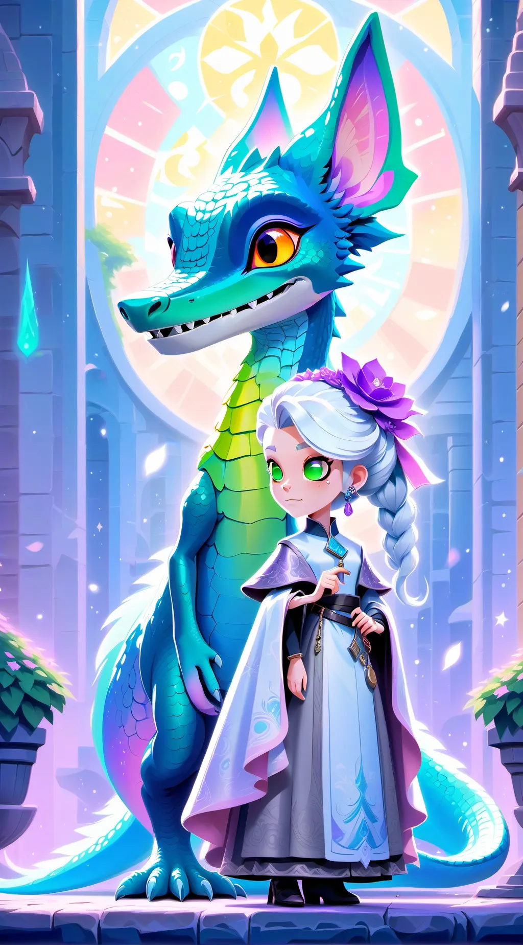 ai character: Rebeca /DW\ background