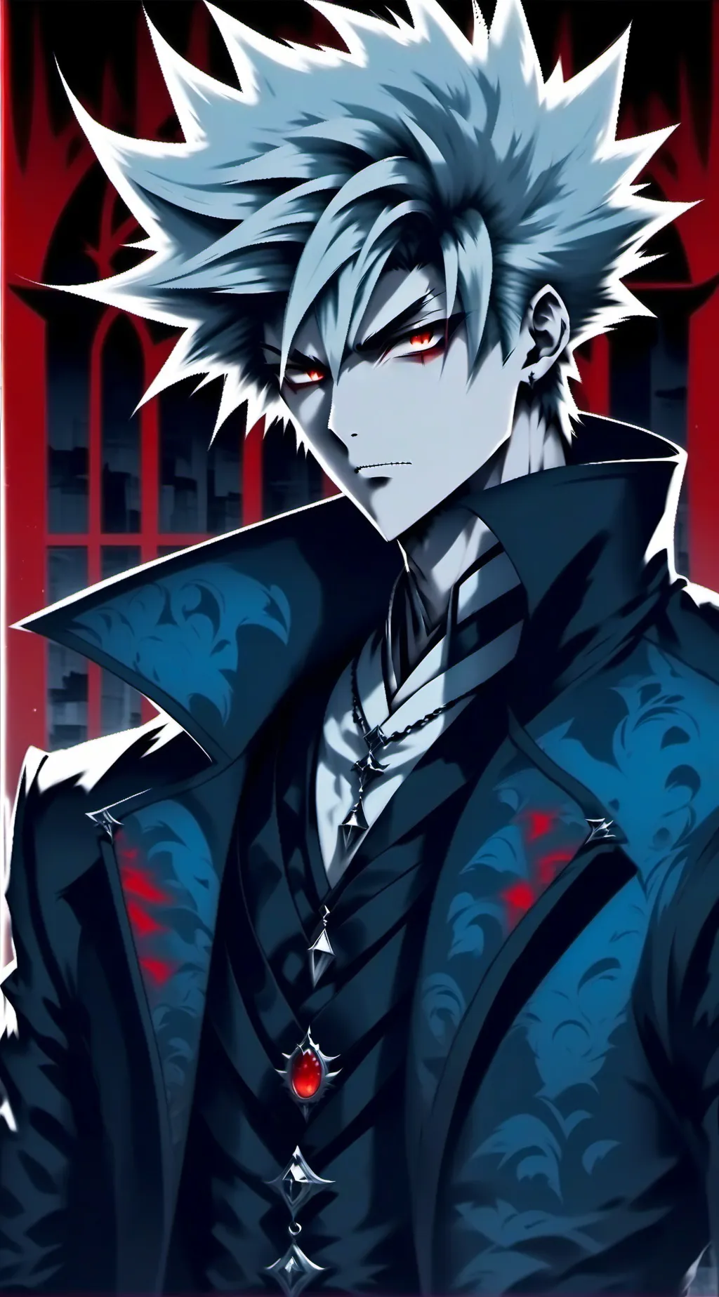 ai character: Katsuki Bakugo  background