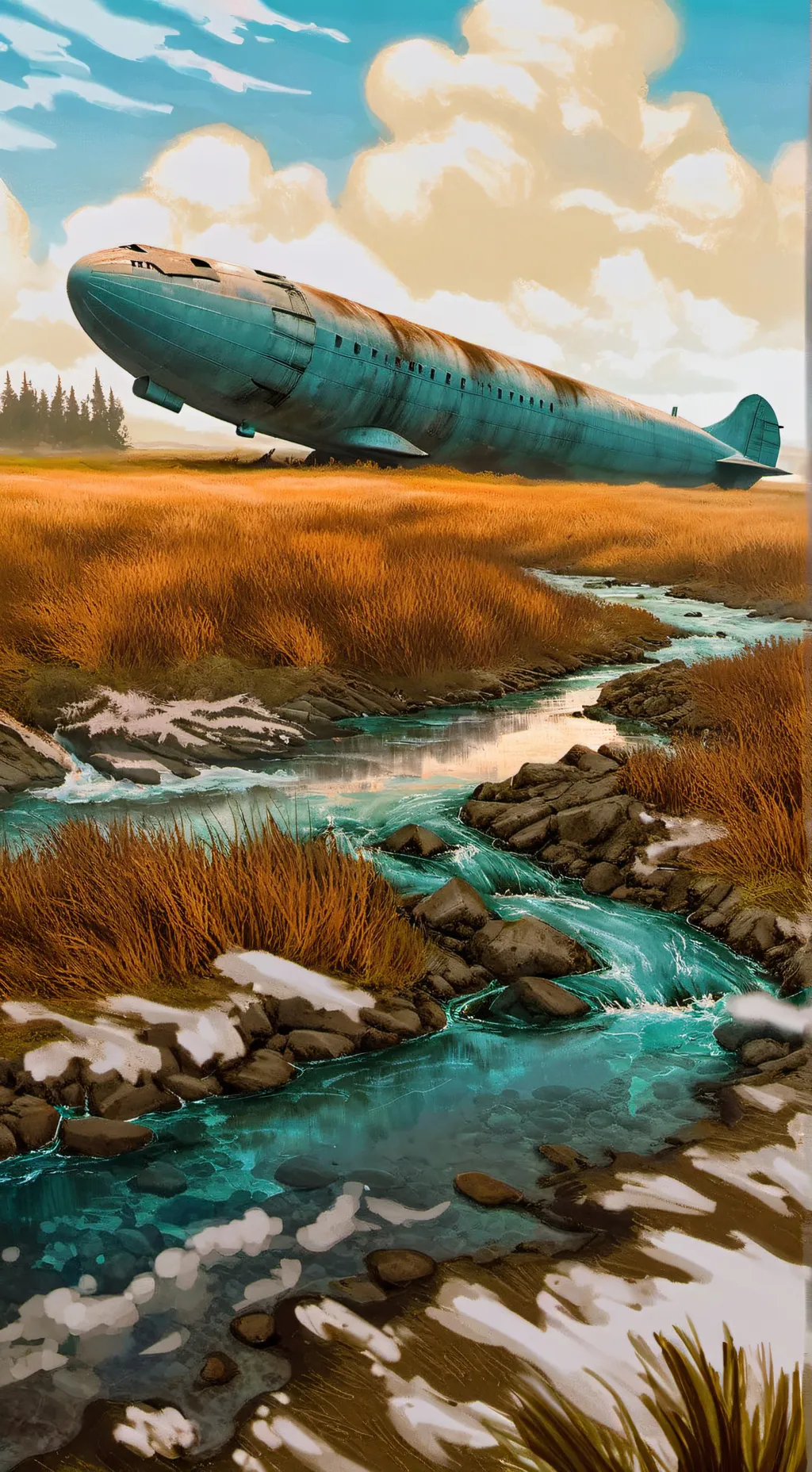 ai character: memory Lane background